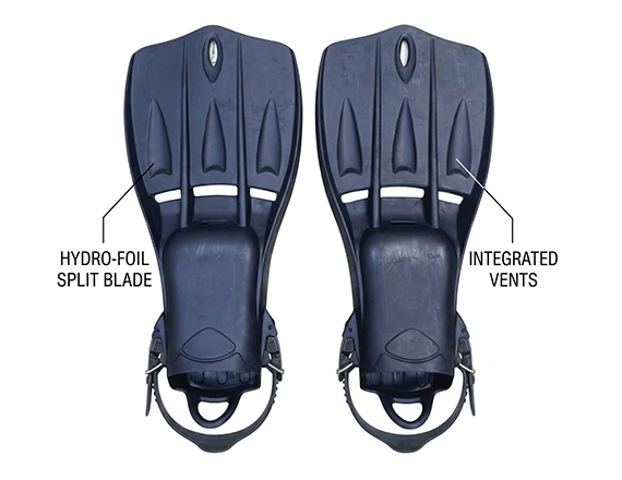 BLACK JET DIVER FINS